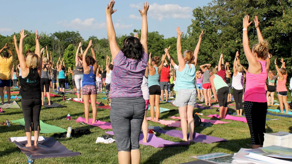 Yoga in the Gardens City of Overland Park, Kansas