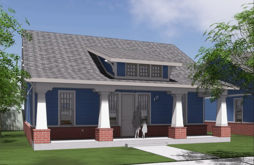 Rendering of the Albert home.