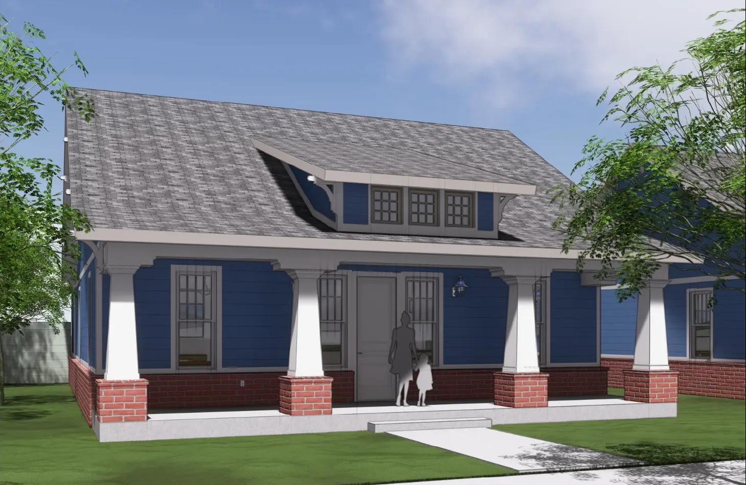 Rendering of the Albert home.