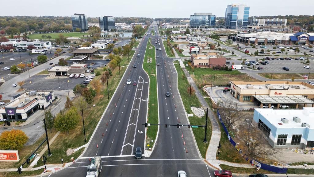 Aerial view of Metcalf.